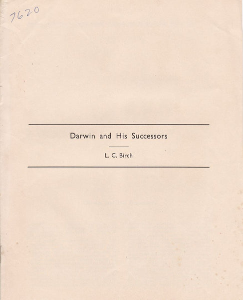 Darwin and His Successors