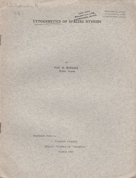 Cytogenetics of Species Hybrids