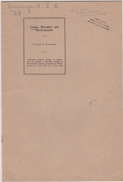 Crime, Heredity, and Environment