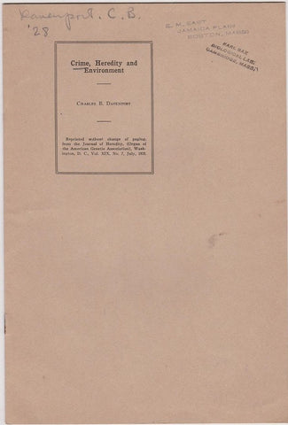 Crime, Heredity, and Environment