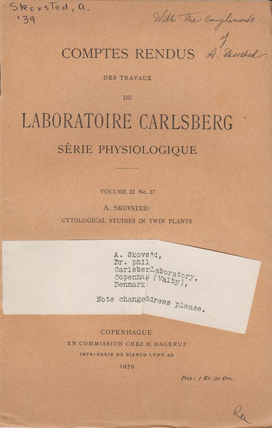 Cytological Studies in Twin Plants
