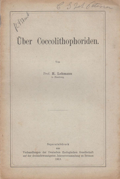 Uber Coccolithophoriden