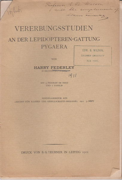 Vererbungsstudien an der Lepidopteren-Gattung Pygaera