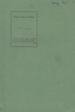 Cryptic Types in Datura