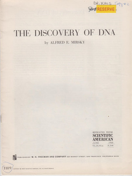 The Discovery of DNA