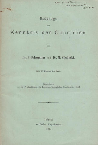 Beitrag zur Kenntnis der Coccidien