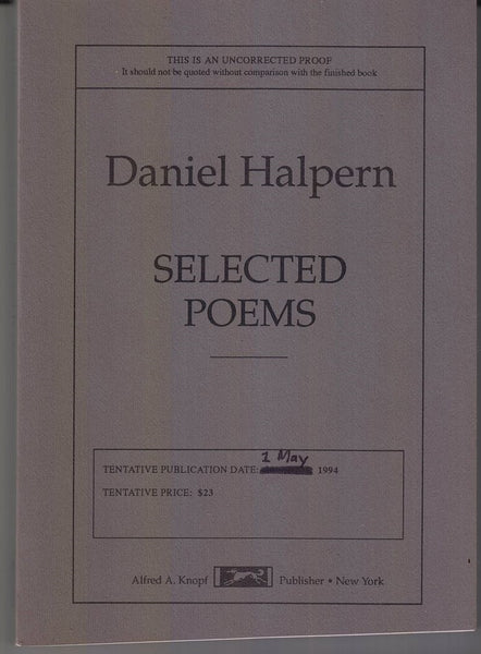 Selected Poems