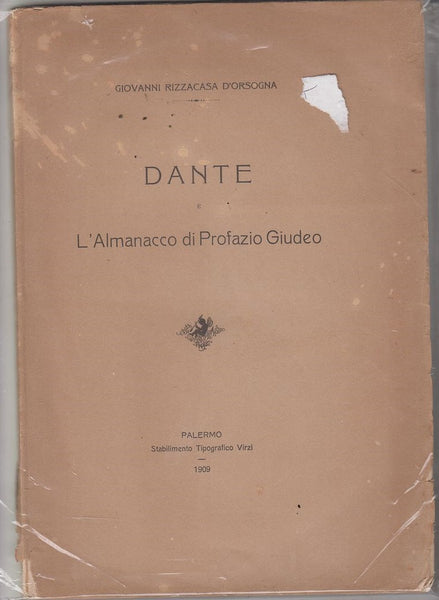 Dante e L'Almanacco di Profazio Giudeo