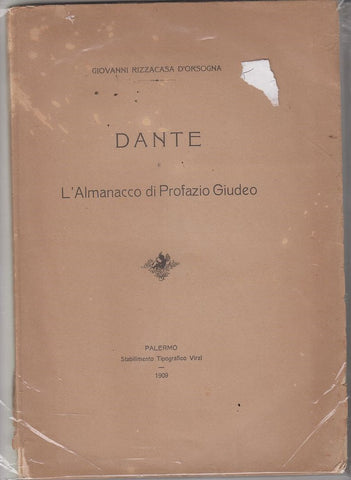 Dante e L'Almanacco di Profazio Giudeo