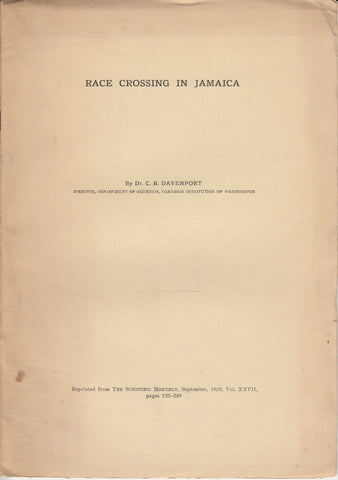 Race Crossing in Jamaica